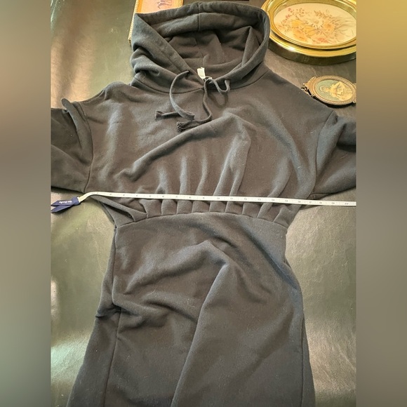 TOHSD TopShop One-piece Hoodie Sweat Dress size 2 - Picture 7 of 11